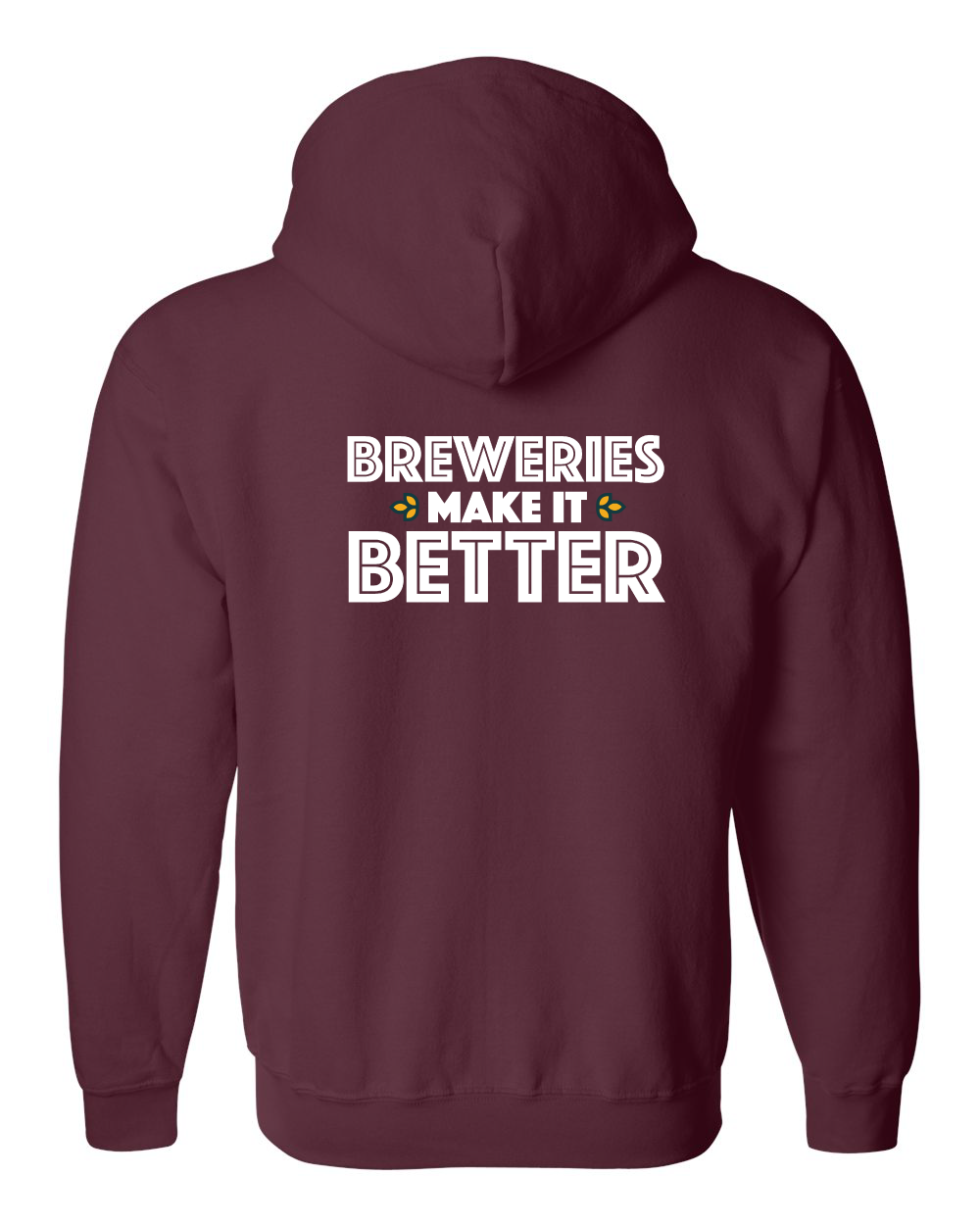 Breweries Make It Better Unisex Heavy Blend™ Full-Zip Hooded Sweatshirt