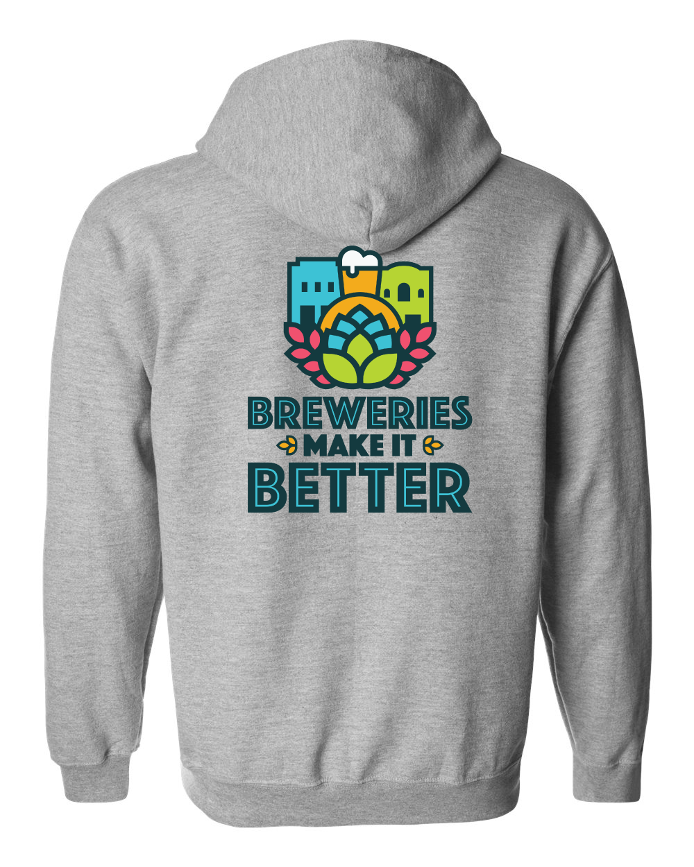 Breweries Make It Better Unisex Heavy Blend™ Full-Zip Hooded Sweatshirt