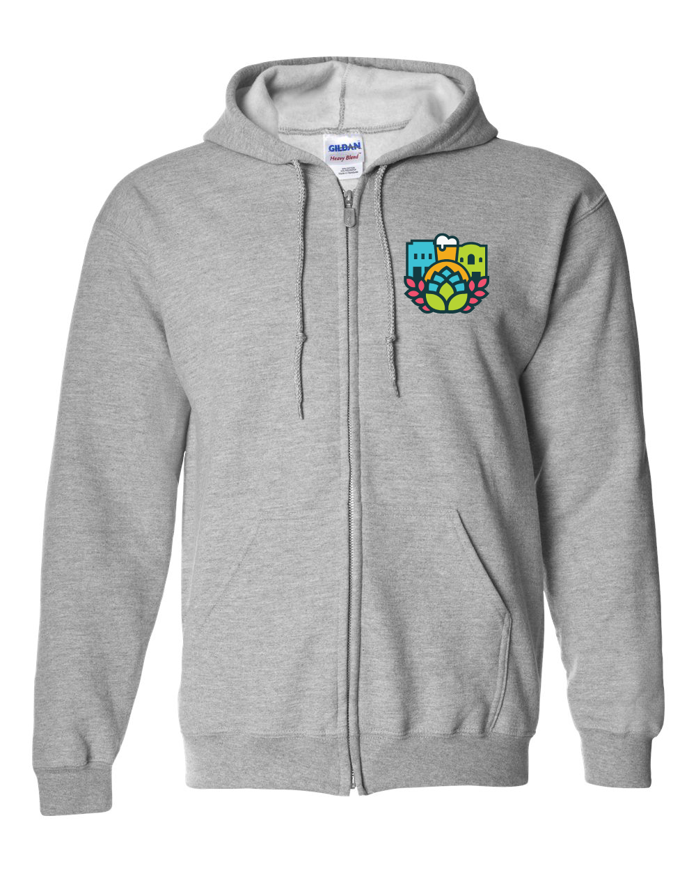 Breweries Make It Better Unisex Heavy Blend™ Full-Zip Hooded Sweatshirt