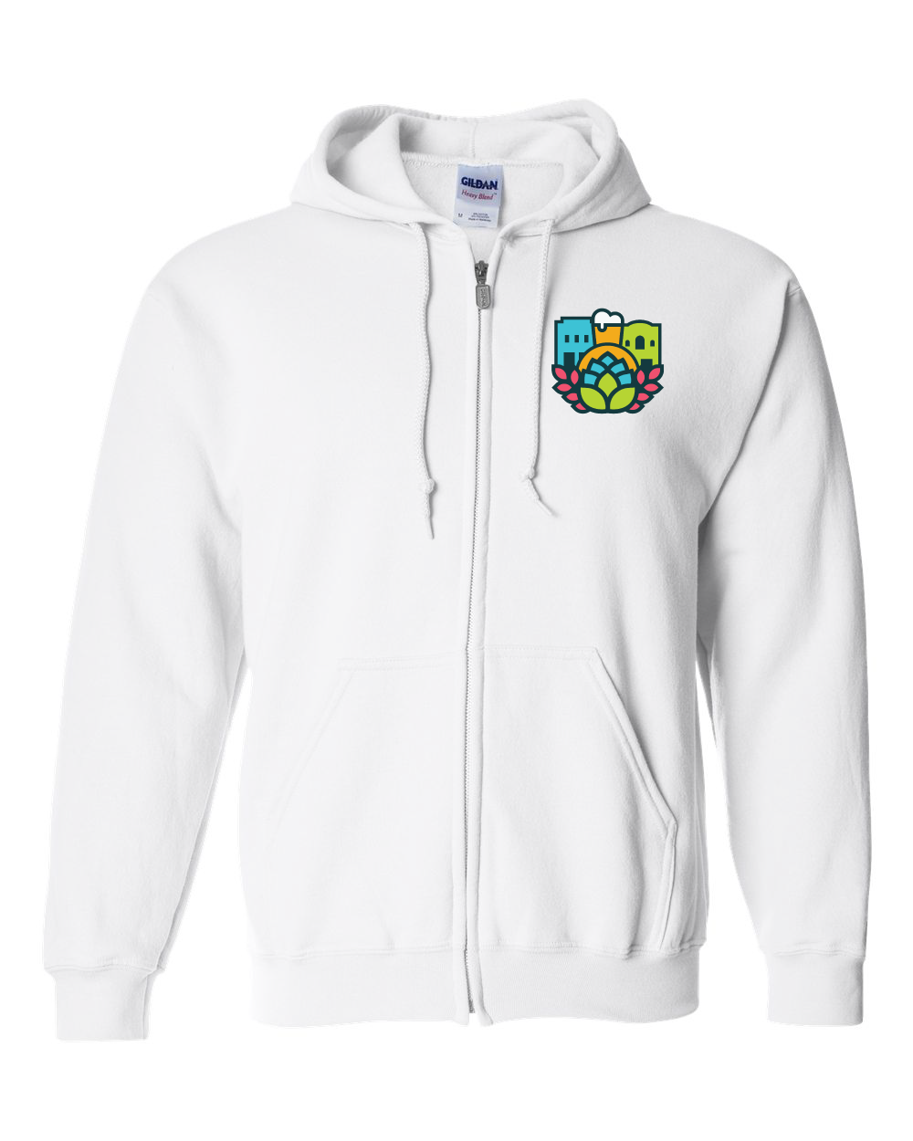 Breweries Make It Better Unisex Heavy Blend™ Full-Zip Hooded Sweatshirt