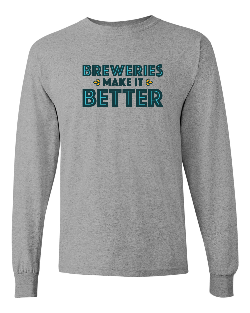 Breweries Make It Better Unisex Heavy Cotton™ Long Sleeve T-Shirt