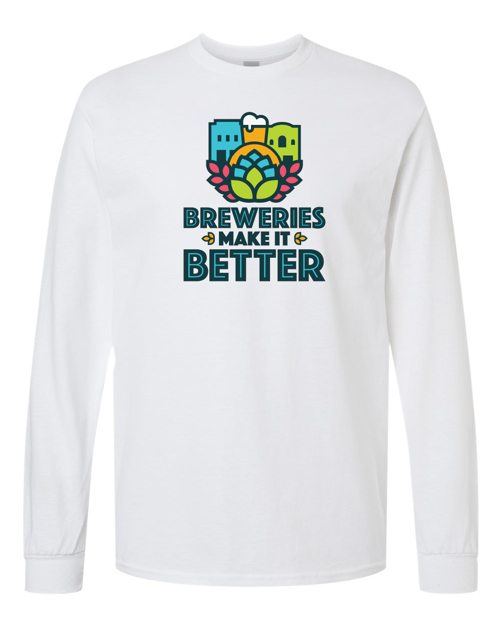 Breweries Make It Better Unisex Heavy Cotton™ Long Sleeve T-Shirt