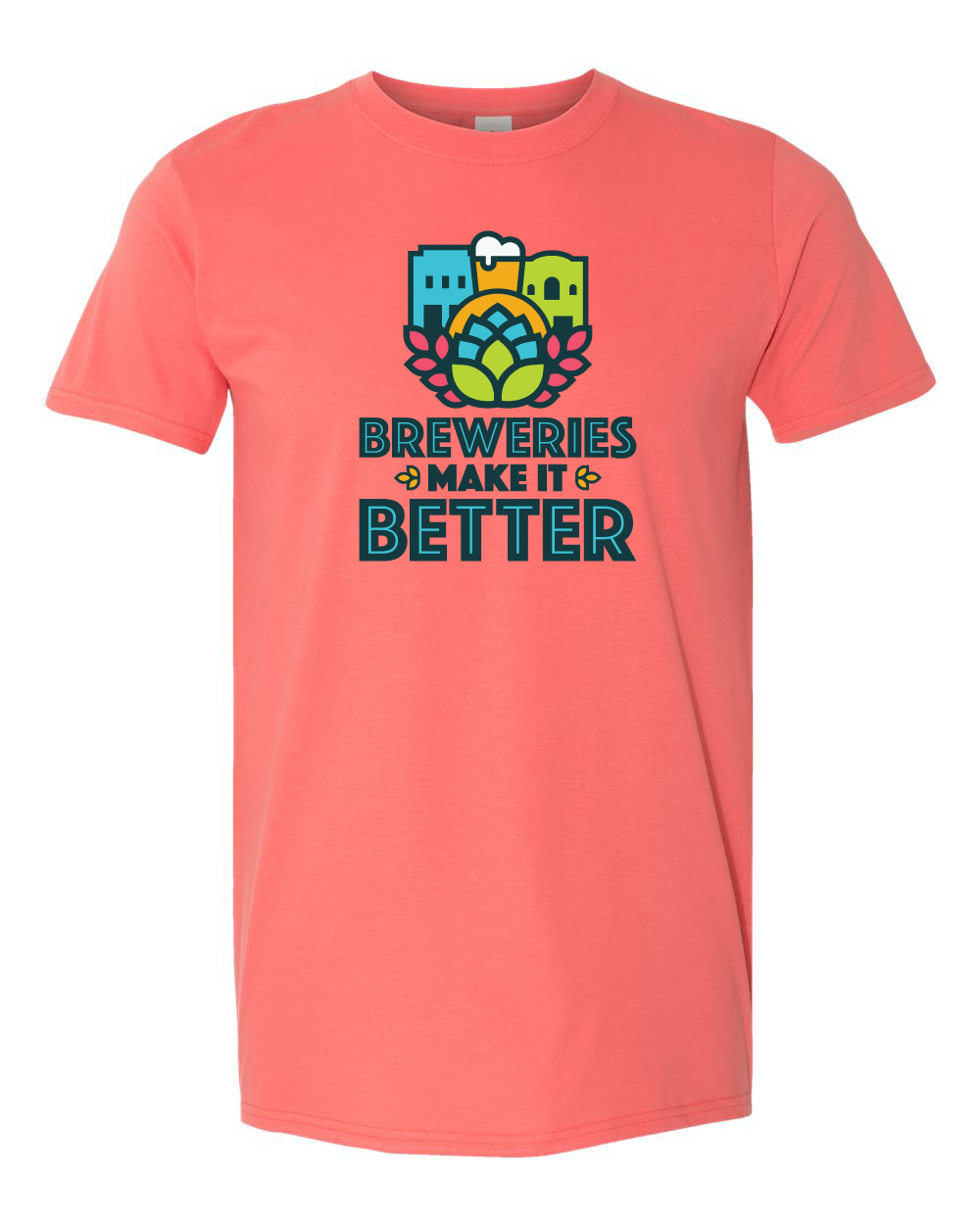 Breweries Make It Better Unisex Softstyle® T-Shirt