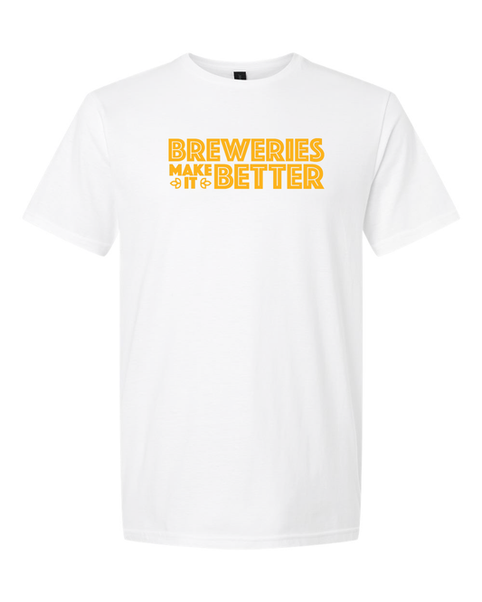 Breweries Make It Better Unisex Softstyle® T-Shirt